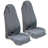 LoyaGour front seat cover with full coverage protects against sweat and spills