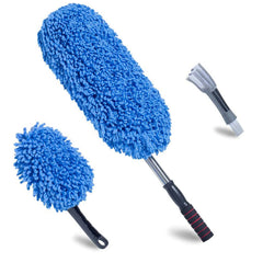 Loyakuu microfiber car duster exterior for scratch-free dust removal on paint