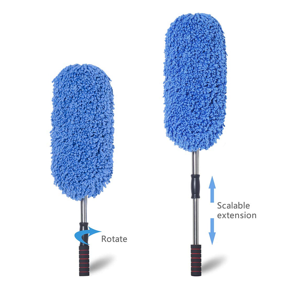 Loyakuu microfiber duster interior for gentle lint-free cleaning