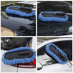 Loyakuu car duster for multiple uses on windows, shelves, mirrors
