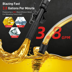 LOYAMAT 51-inch hose extended for flexible reach during fueling
