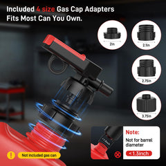 LOYAMAT adapter kit with four can fittings ensures wide compatibility