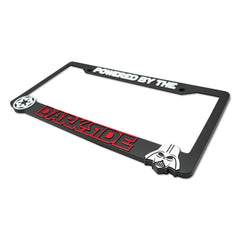 LP Frameworks Darkside license plate frame with matte black finish