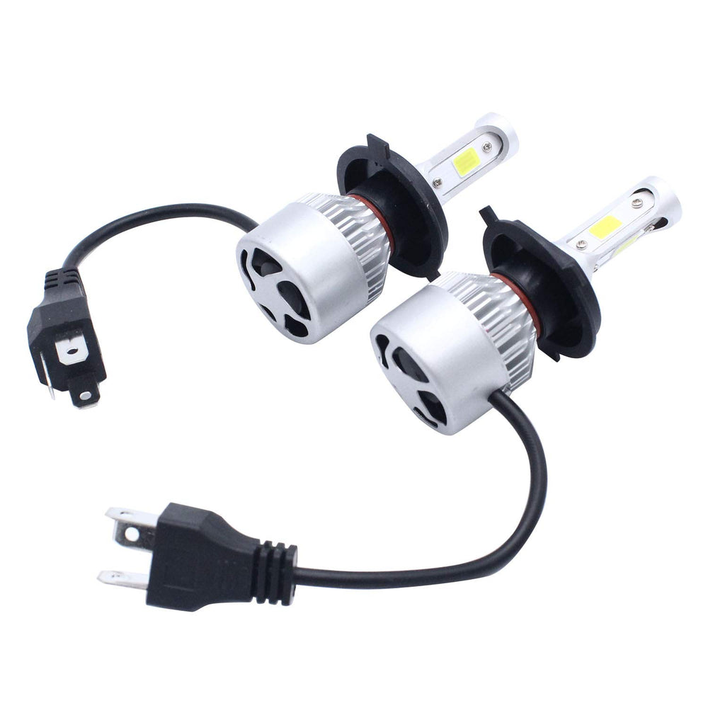 LPFIDI headlight bulbs with instruction inside for easy installation