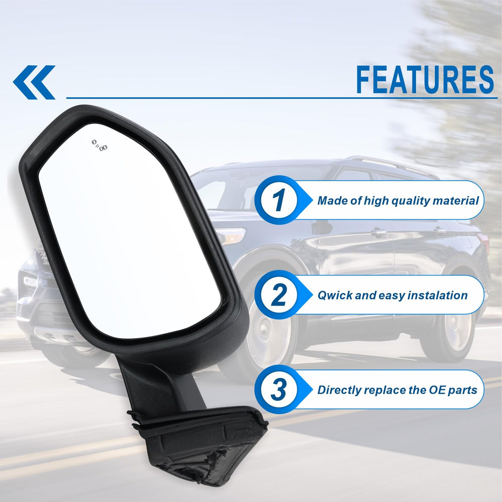 Lqito blind-spot coverage feature for safer lane changes