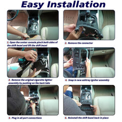 Lqito center console integration blends with interior aesthetics.