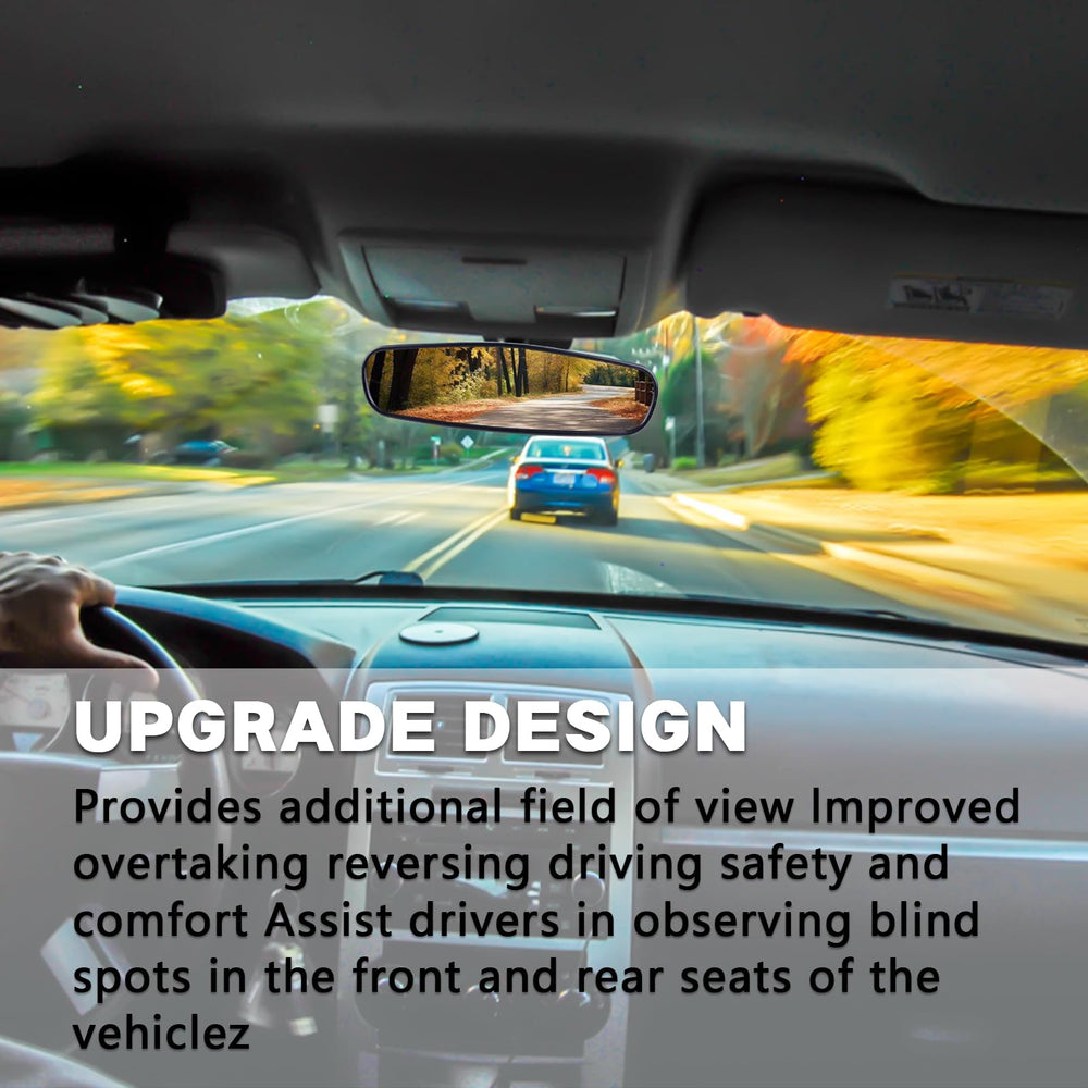 Lqito interior rear view mirror for Chevy Malibu supports safer maneuvers.