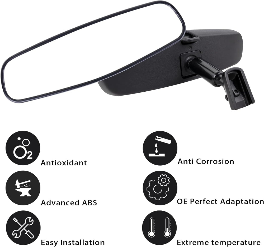 Lqito interior rear view mirror for Ford F-250 improves rear awareness