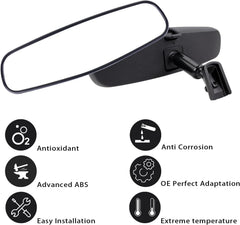 Lqito interior rear view mirror for Ford F-250 improves rear awareness