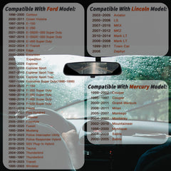 Lqito interior rear view mirror for Fusion aids rear visibility