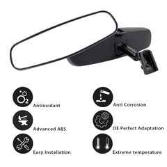 Lqito interior rear view mirror for GMC Acadia boosts rear awareness.