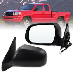 Lqito left driver mirror for Toyota Tacoma 2005-2011 with OEM-like fit and wider view.