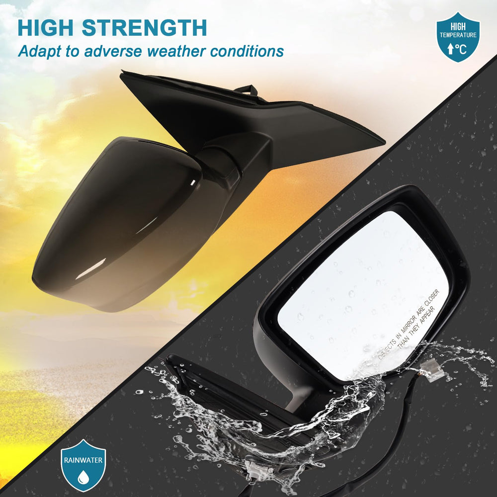 Lqito PA66-GF30 housing mirror close-up showing durable build for Accord.