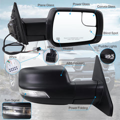 Lqito power folding mirror for Ram 1500 simplifies parking and narrow spaces