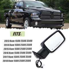 Lqito OEM-replacement mirror for Ram with PA66-GF30 housing.