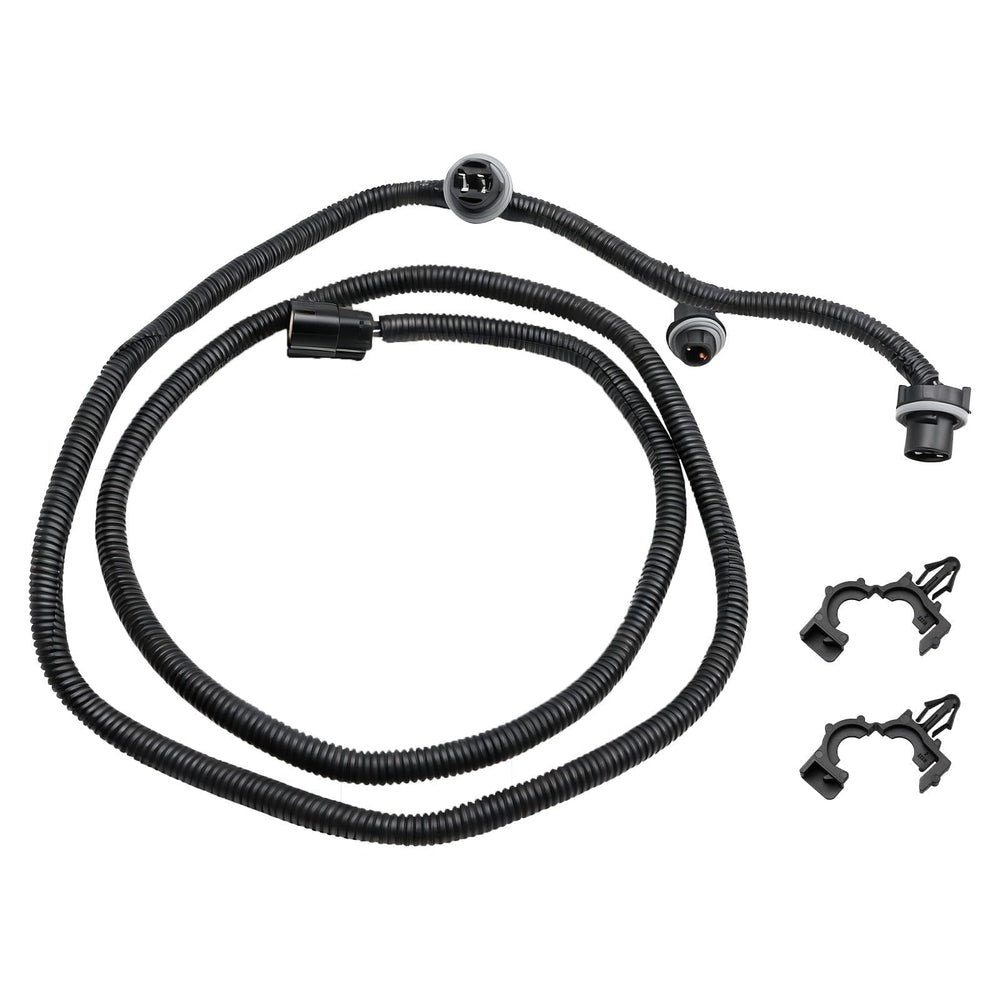 LQYLMY driver-left tail lamp wiring harness close-up shows secure connector.