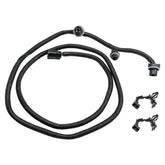 LQYLMY driver-left tail lamp wiring harness close-up shows secure connector.
