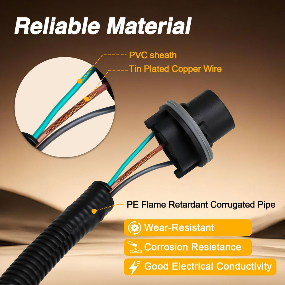 LQYLMY right-tail-lamp-harness ensures stable signaling for GMC Sierra 2016-2019.