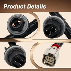 LQYLMY wiring-harness-connectors kit supports safe rear lighting.
