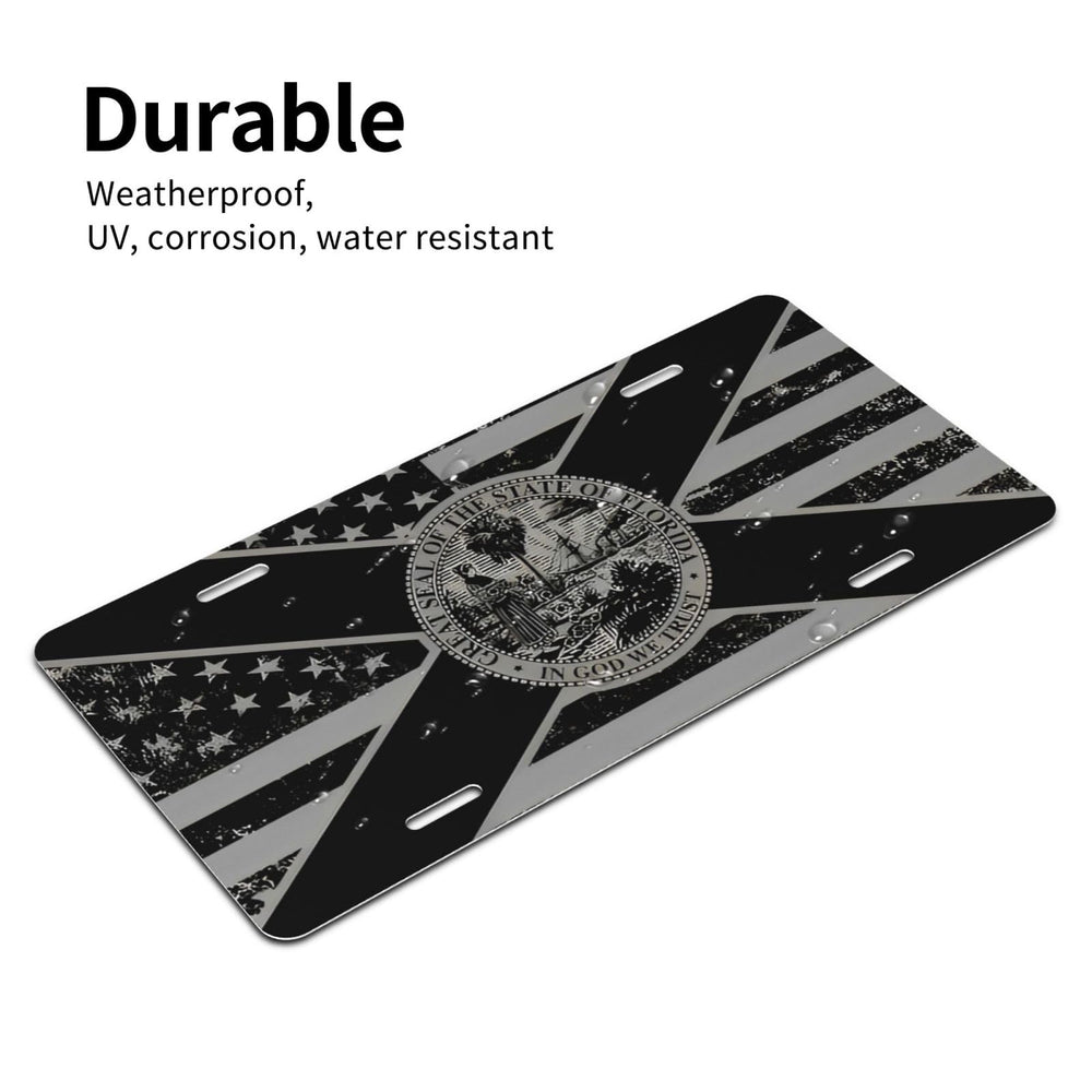 LRCCJS Aluminum plate with edge polish for bumper-safe mounting