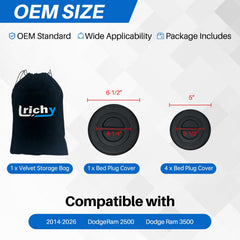 Lrichy storage bag keeps the bed plug kit organized and portable