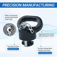 Lrichy forged chrome gooseneck ball resists wear and corrosion
