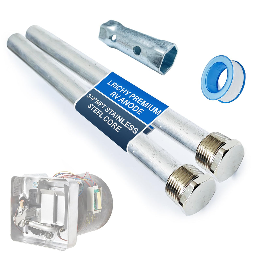 Lrichy RV anode rod 9.25-inch 3/4-inch protects Suburban water heater liner