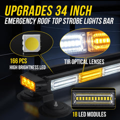 LRTER magnetic base rooftop light demonstrates sturdy hold for quick mounting.