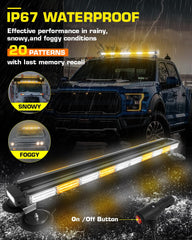 LRTER light bar suitable for trucks and construction vehicles during emergencies