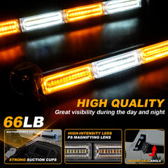 LRTER 26-pattern strobe with cigarette plug offers versatile signaling options.