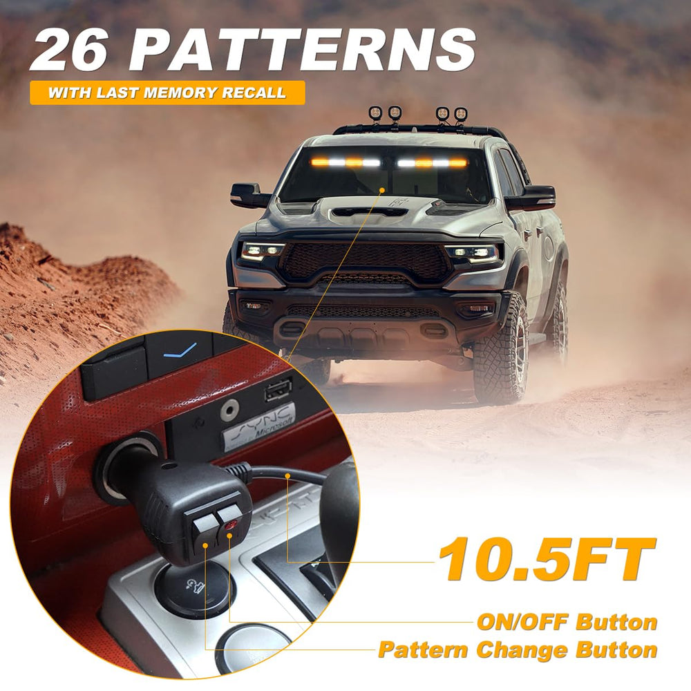 LRTER windshield suction cups plus adhesive tape provide secure mounting on various surfaces.