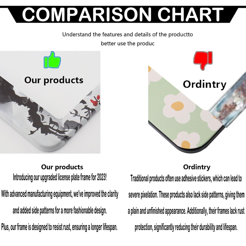 LRZJYDMB watercolor cherry blossom frame hardware set with screws caps included.
