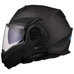 LS2 Advant X built-in sun shield offers versatile glare control.