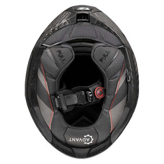 LS2 Advant X Carbon helmet shield displays Pinlock-ready setup and sun visor