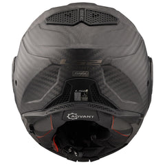 LS2 Advant X Carbon helmet ventilation system highlights multi-port airflow for temperature control