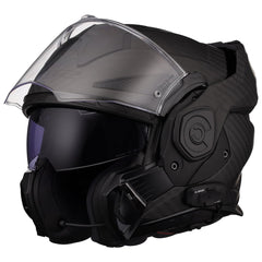 LS2 Advant X face shield with quick-release and built-in sun visor.