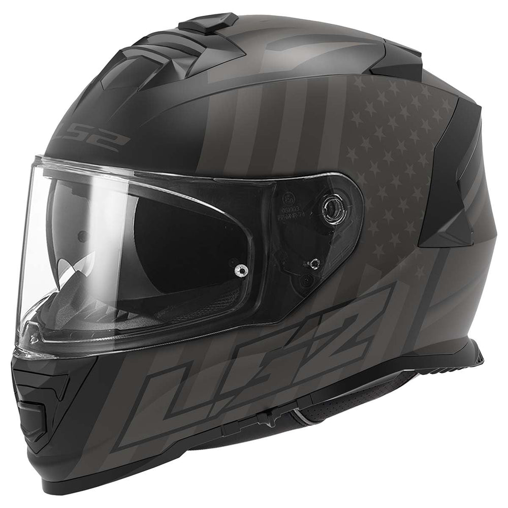 LS2 Assault full-face helmet with SunShield for clear visibility and all-day comfort