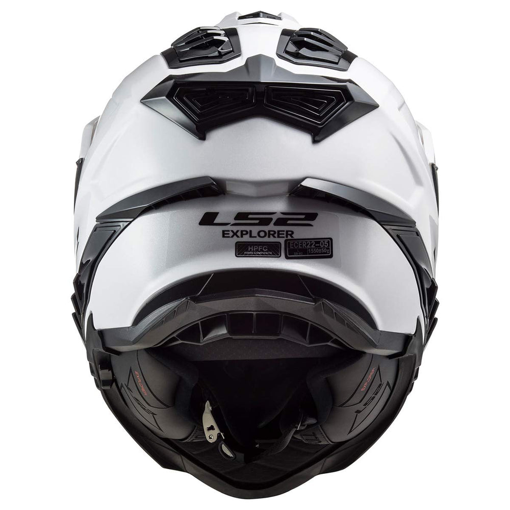 LS2 Explorer XT Adventure helmet side profile showing shell and fit