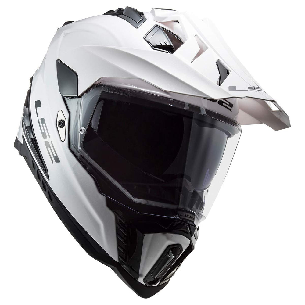 LS2 Explorer XT built-in sunshield enhances visibility on sunny days.