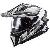 LS2 Explorer XT Adventure outer shell, durable fiberglass composite for rugged riding