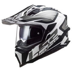 LS2 Explorer XT Adventure outer shell, durable fiberglass composite for rugged riding
