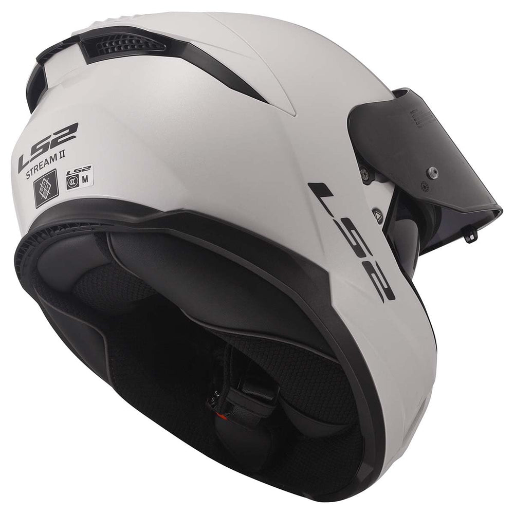 LS2 Stream II rear spoiler improving ventilation during rides