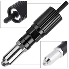 LSLANSOON packaging includes rivet gun adapter, wrench, handle, and nozzles