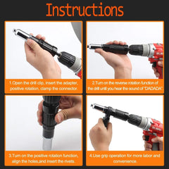 LSLANSOON three-claw clamp for stable riveting with minimal slip