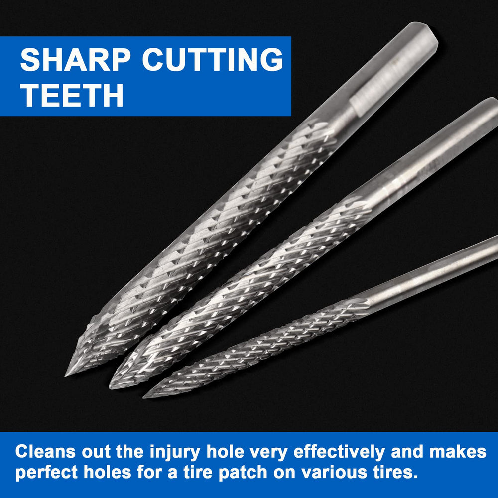 LSTOPGO tungsten-steel head resists wear for repeated puncture work.