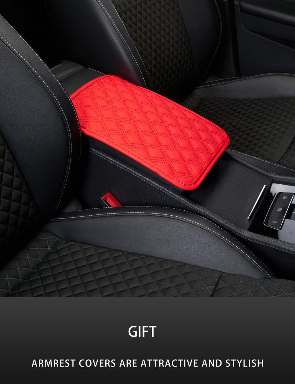 LSXUANCHU red faux leather texture close-up for premium interior look