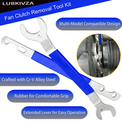 LUBKIVZA 36mm wrench detail for secure fan clutch fastening.