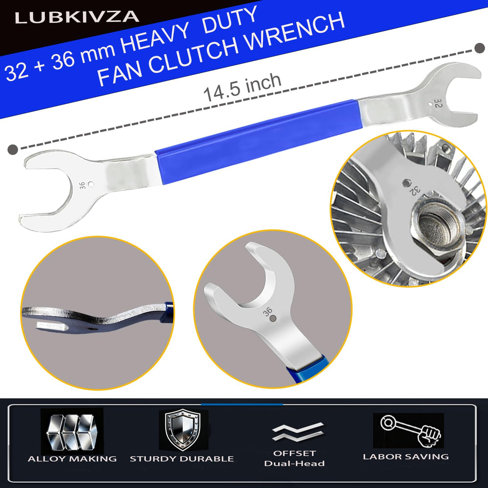 LUBKIVZA water pump pulley holder tool keeps engine pulleys stable.