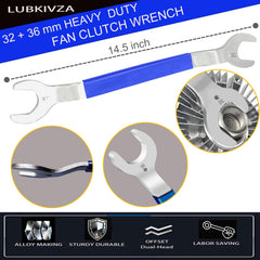 LUBKIVZA water pump pulley holder tool keeps engine pulleys stable.