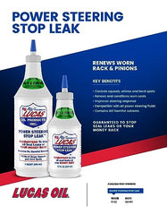 Lucas Oil 10011-PK12 pack of 12 bottles displayed on shelf for garages